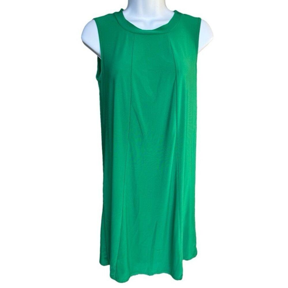 Emma & Michele Sleeveless Green Dress M